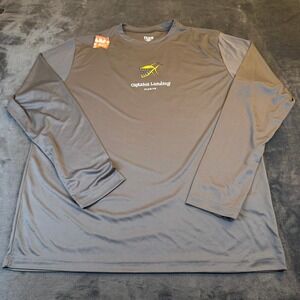 TEAM 365 Long Sleeve Shirt Captains Landing Florida Graphic UV Protect Mens XL